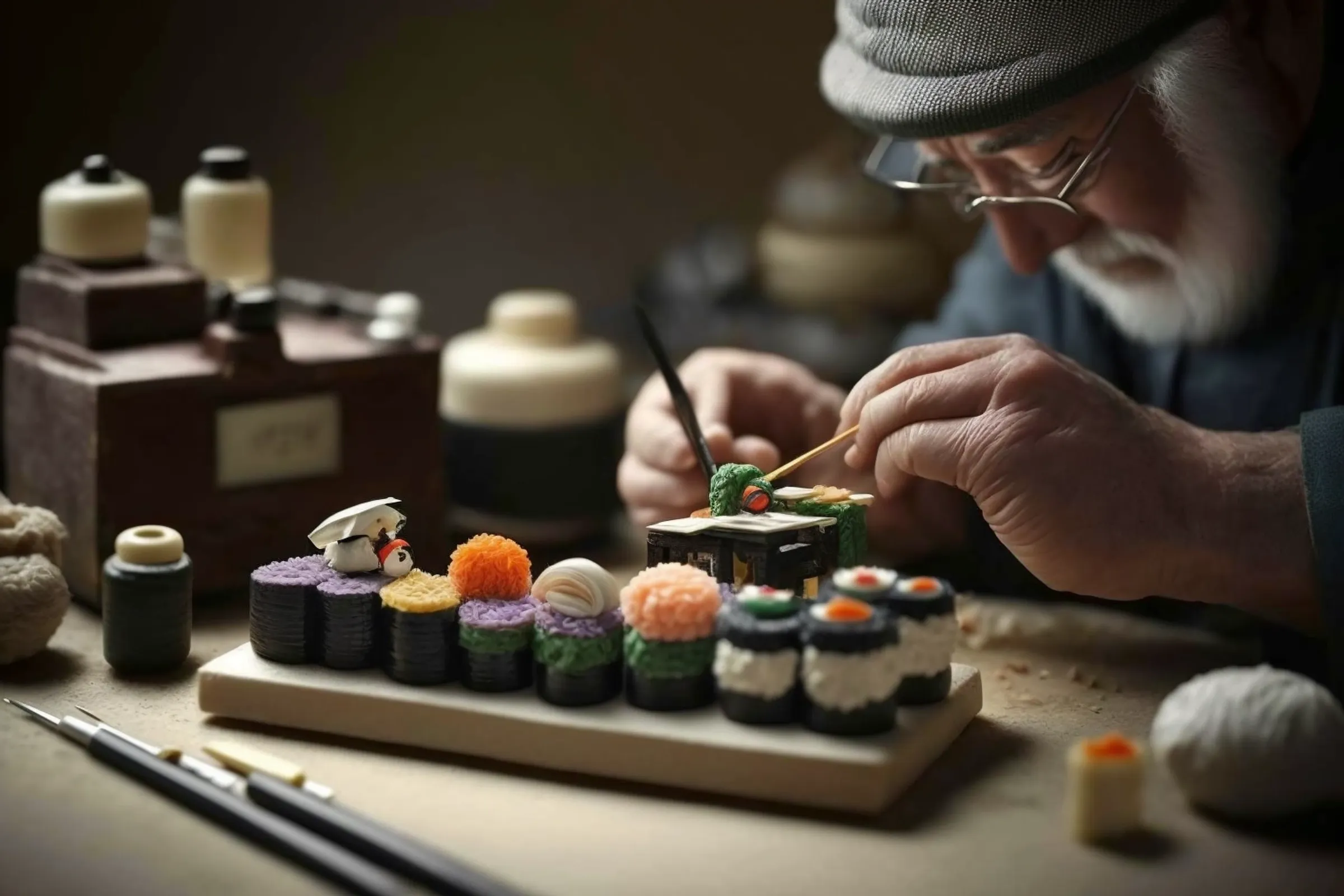 Die Kunst des Sushi: Wie wird Sushi von erfahrenen Sushi-Köchen zubereitet und präsentiert?